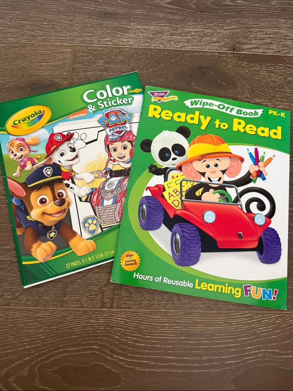 Crayola Paw Patrol Sticker & Ready to Read Wipe-Off Book - PK-K